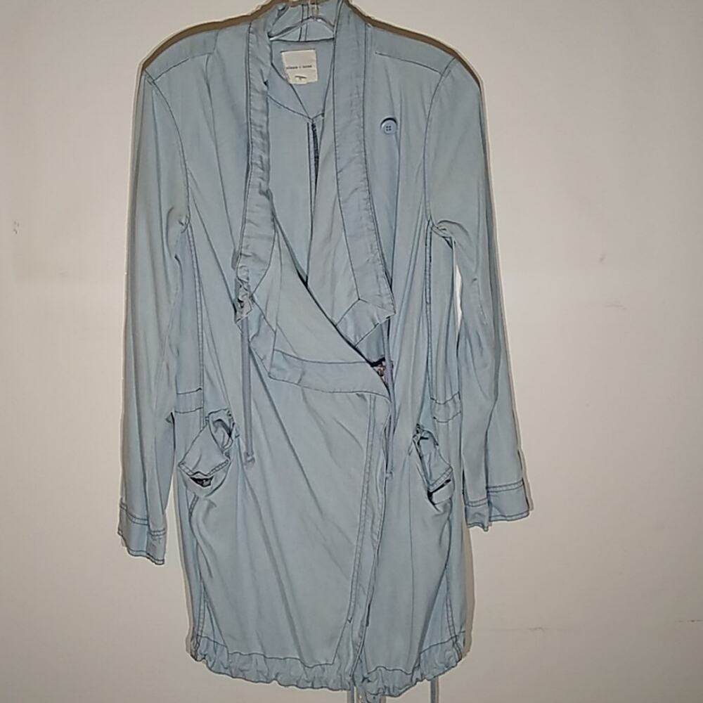 Silence + noise lightweight blue jacket. Size M